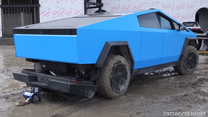 Torture Test Breaks Cybertruck's Frame, While Older Ram Endures Easily | Carscoops